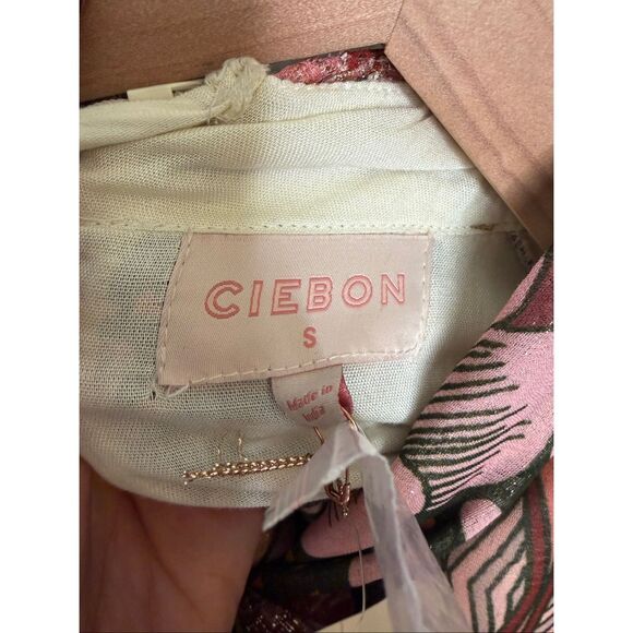 Ciebon Front Neck Tie Blouse - Picture 3 of 8